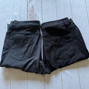 Bundle Lululemon Men’s Pants Sz 34 Black & Charcoal Gray CA 35801 RN 106259 ABC